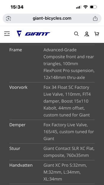 Použité Giant Anthem Advanced Pro 29 0 2022 2022 Mountainbike — obrázek 7 z 8