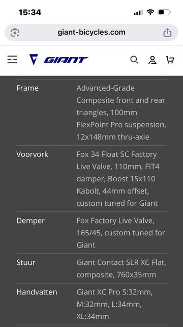 Brugt Giant Anthem Advanced Pro 29 0 2022 2022 Mountainbike — billede 7 af 8