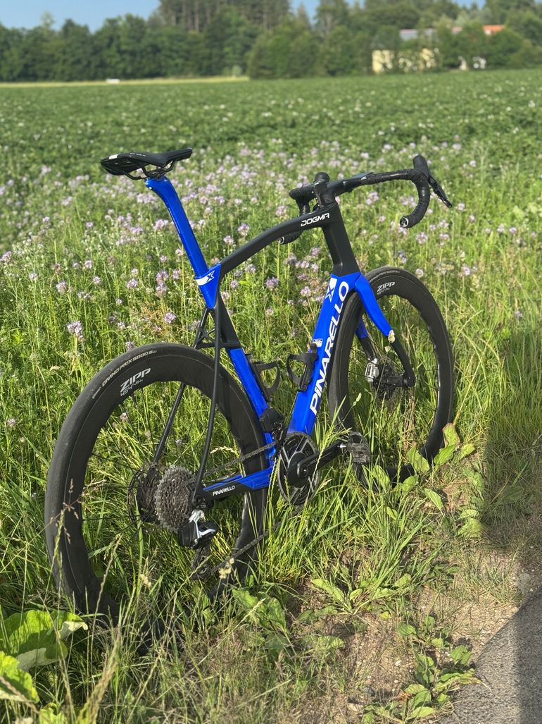Used Pinarello DOGMA X SRAM RED ETAP AXS 2024 Frameset 2024 Road & Gravel, Blue — image 5 of 5