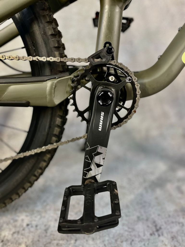Used Specialized Status 160 2022 2022 Mountainbike, Green, 29 — image 5 of 12