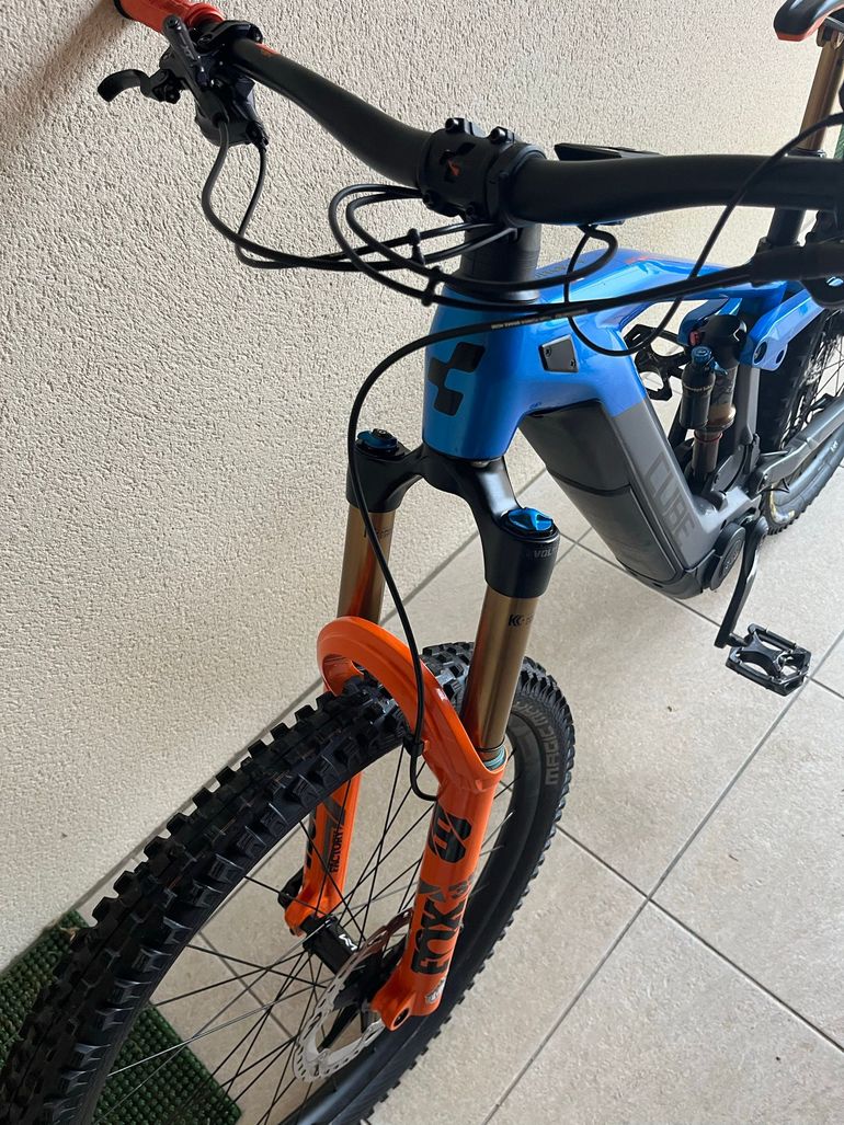 Used CUBE STEREO HYBRID 160 HPC, ACTIONTEAM 750 27.5 2022 2022 Mountainbike, Blue, 27.5 — image 12 of 13