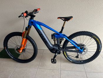 Used CUBE STEREO HYBRID 160 HPC, ACTIONTEAM 750 27.5 2022 2022 Mountainbike, Blue, 27.5 — image 2 of 13