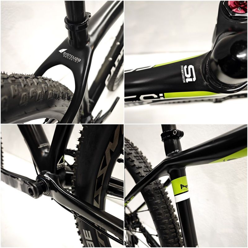 Used Cannondale F-Si Carbon 4 2017 2017 Mountainbike, Black, 27.5 — image 9 of 13