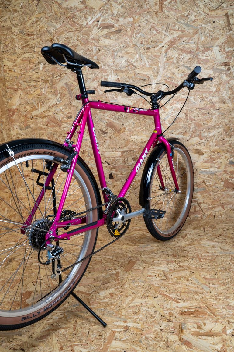 Used Giant Giant Coldrock 90s Cromoly Steel City Build 1995 Mountainbike, Rojo — image 9 of 9