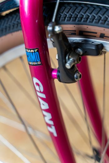 Used Giant Giant Coldrock 90s Cromoly Steel City Build 1995 Mountainbike, Rojo — image 3 of 9
