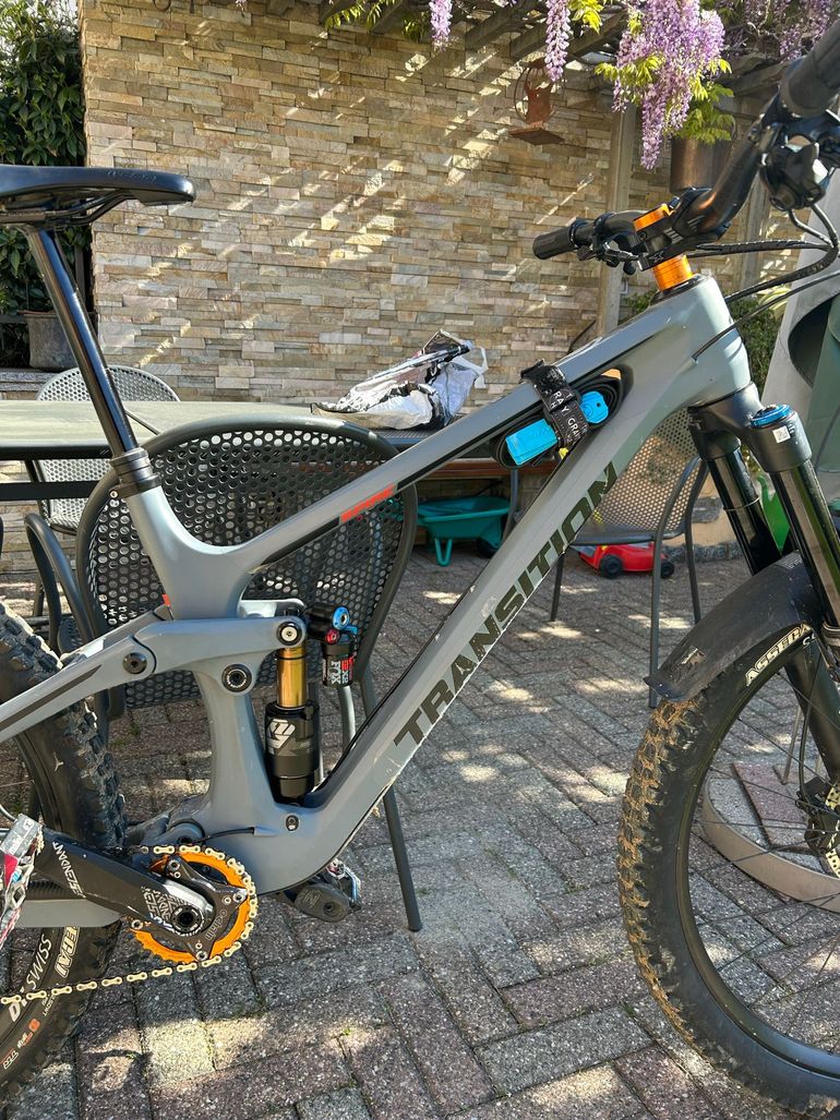 Used Transition Spire Carbon GX 2024 2024 Mountainbike, Light Gray, 29 — image 4 of 8