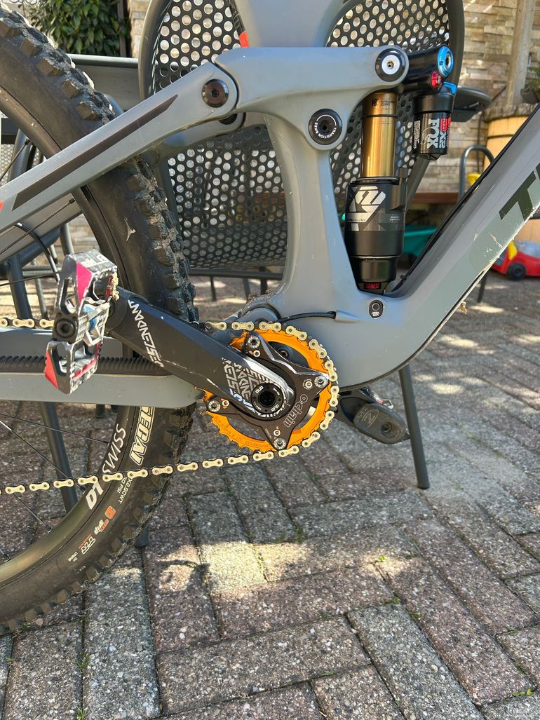 Used Transition Spire Carbon GX 2024 2024 Mountainbike, Light Gray, 29 — image 3 of 8