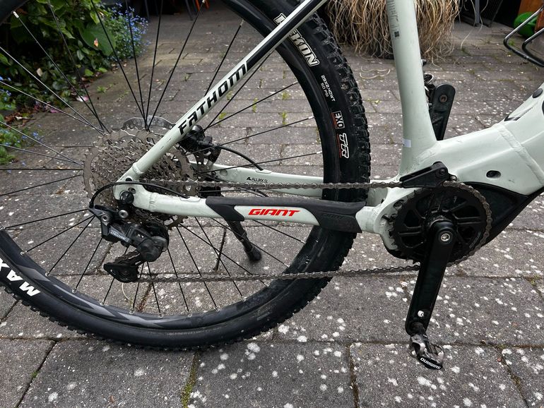 Used Giant Fathom E+ 2 2022 2022 Mountainbike, Green, 29 — image 3 of 6
