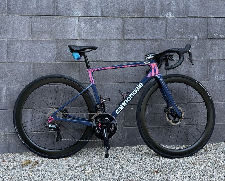 Used Cannondale SuperSix EVO Hi-MOD Disc Dura-Ace Di2 2021 2021 Road & Gravel, Blue — image 1 of 7