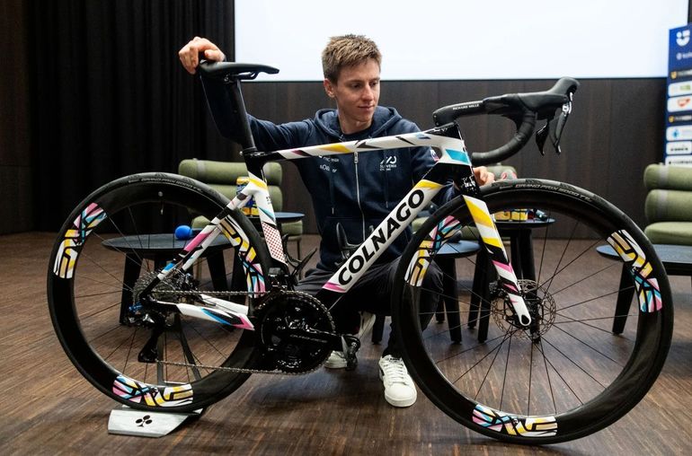 Gebrauchtes COLNAGO V4Rs Tadej Pogačar Limited Edition 2024 | 1 of 200 Worldwide | Collector Condition Custom Shimano Dura Ace Di2 2025 Road & Gravel, Weiß — Bild 8 von 8