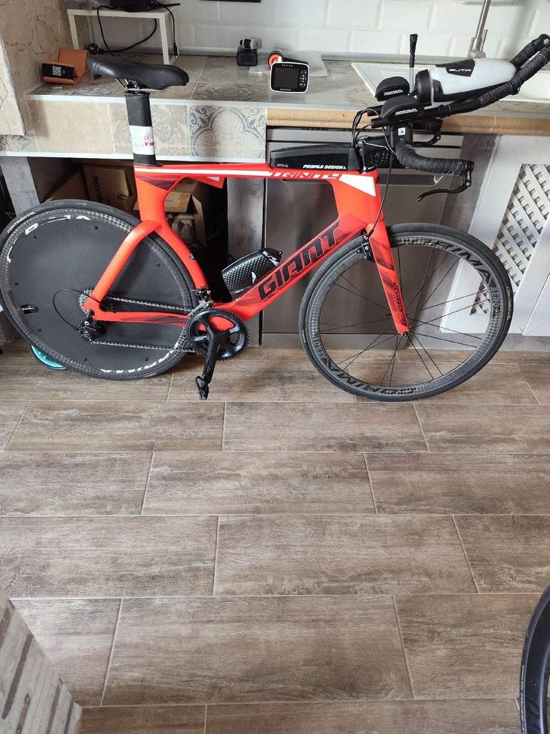Used Giant Trinity Advanced 2018 2018 Road & Gravel, Orange — image 1 of 4