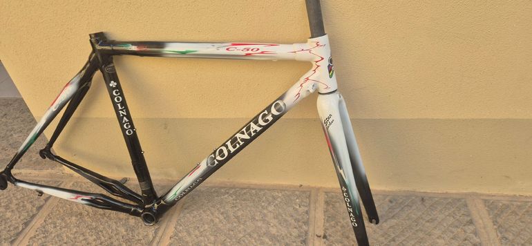 Used Colnago Colnago C50 Hp Frameset 2007 Road & Gravel, White — image 6 of 8