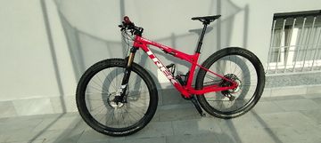 Trek Supercaliber SRAM GX Eagle AXS 2020 Mountainbike usato, Rosso — immagine 2 di 9