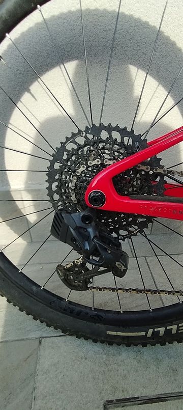Trek Supercaliber SRAM GX Eagle AXS 2020 Mountainbike usato, Rosso — immagine 4 di 9