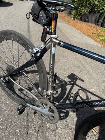 Used Serotta Custom Shimano Dura Ace 2005 Road & Gravel, Light Gray — image 4 of 6
