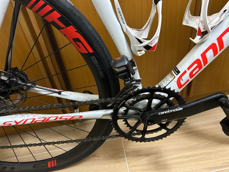 Used Cannondale Synapse Hi-MOD Disc Ultegra Di2 2017 2017 Road & Gravel, White — image 3 of 11