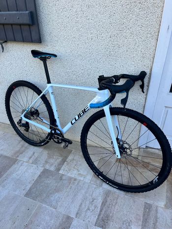 Used CUBE Cross SRAM Rival eTap AXS 2025 Road & Gravel, White — image 2 of 14