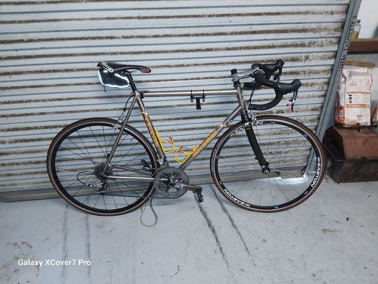 Used Eddy Merckx Eddy Merckx Custom SRAM Red 1997 Road & Gravel, Light Gray — image 1 of 3