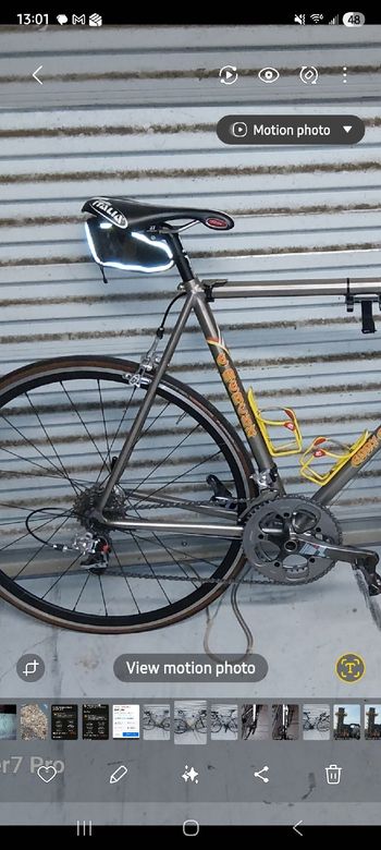 Used Eddy Merckx Eddy Merckx Custom SRAM Red 1997 Road & Gravel, Light Gray — image 3 of 3