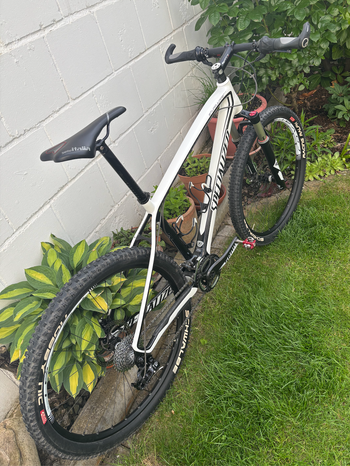 Used Specialized Stumpjumper Expert Carbon 26" 2012 2012 Mountainbike, Weiß — image 6 of 6