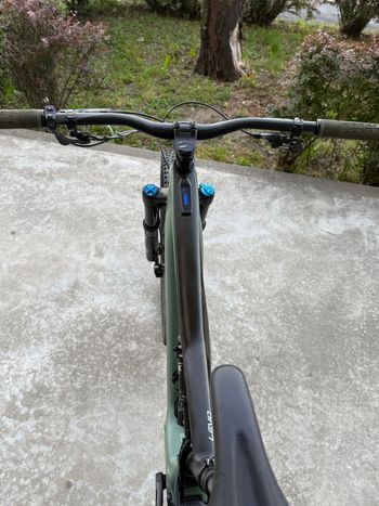 Used Specialized Turbo Levo Expert Carbon 2021 2021 Mountainbike, Green, 29 — image 9 of 11