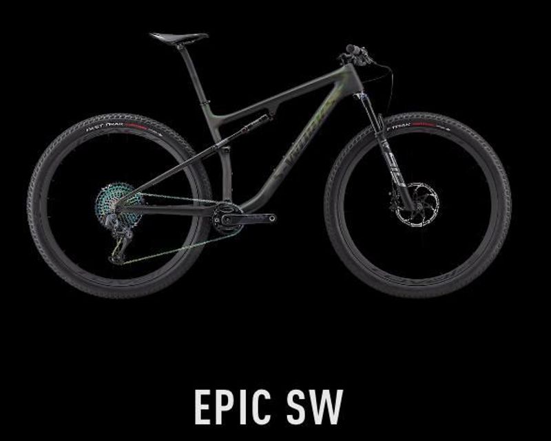 Specialized S-Works Epic 2021 2021 Mountainbike usato, Verde — immagine 1 di 12