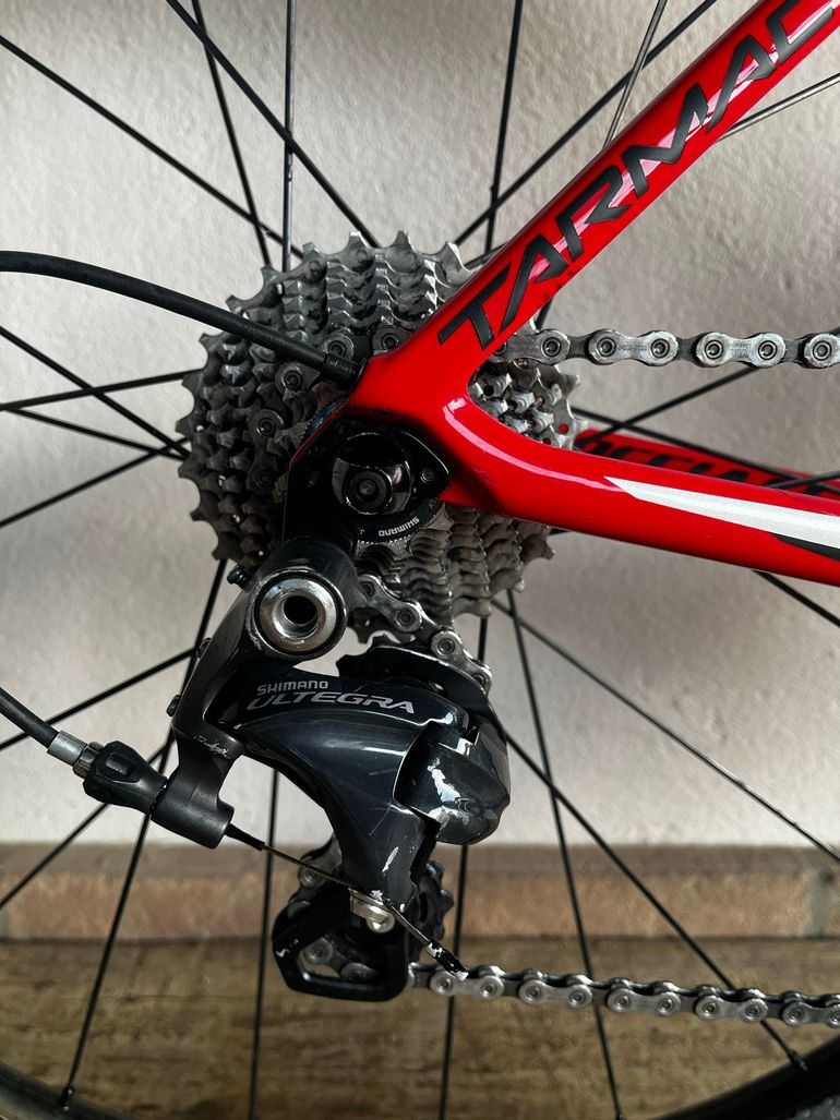 Used Specialized Men's S-Works Tarmac 2018 2018 Road & Gravel, Red — image 4 of 8