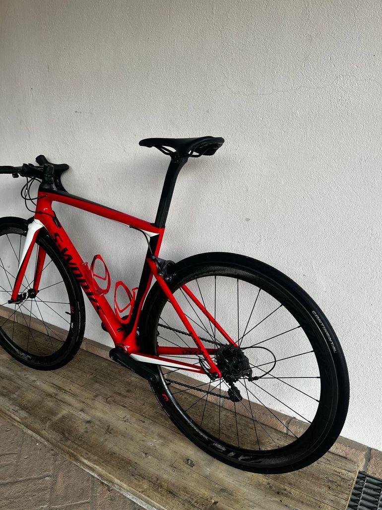 Used Specialized Men's S-Works Tarmac 2018 2018 Road & Gravel, Red — image 8 of 8