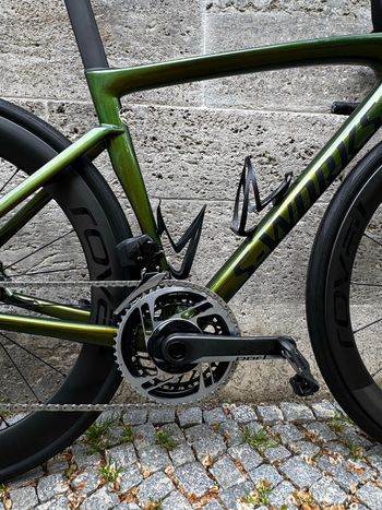 Used Specialized Tarmac SRAM Red eTap AXS 2020 Road & Gravel, Green — image 3 of 8
