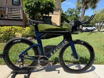 Used Trek Speed Concept SLR 7 AXS 2023 2023 Road & Gravel, Blue — image 4 of 16
