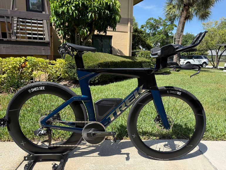 Used Trek Speed Concept SLR 7 AXS 2023 2023 Road & Gravel, Blue — image 4 of 16