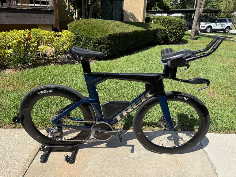 Used Trek Speed Concept SLR 7 AXS 2023 2023 Road & Gravel, Blue — image 5 of 16
