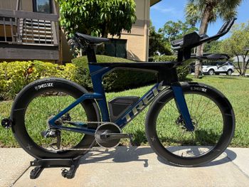 Used Trek Speed Concept SLR 7 AXS 2023 2023 Road & Gravel, Blue — image 13 of 16