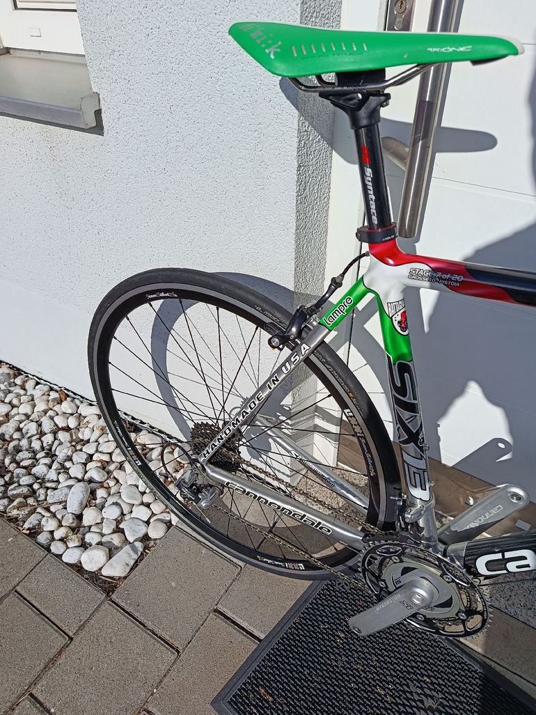 Used Cannondale Cannondale Custom Campagnolo Super Record 2005 Road & Gravel, Green — image 7 of 8