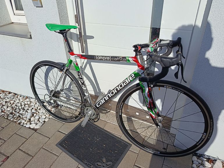 Used Cannondale Cannondale Custom Campagnolo Super Record 2005 Road & Gravel, Green — image 2 of 8