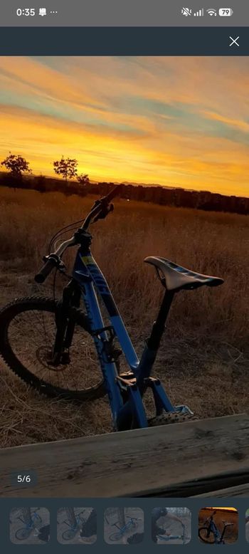Used Mondraker Foxy Carbon R 2018 2018 Mountainbike, Blue — image 3 of 3