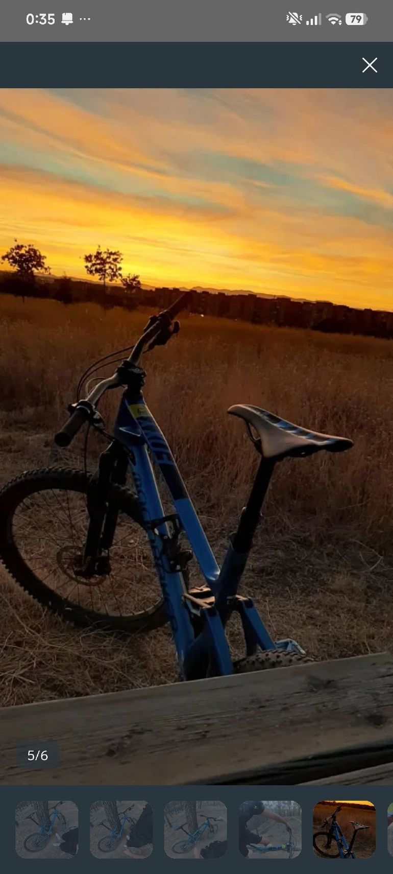 Used Mondraker Foxy Carbon R 2018 2018 Mountainbike, Blue — image 3 of 3