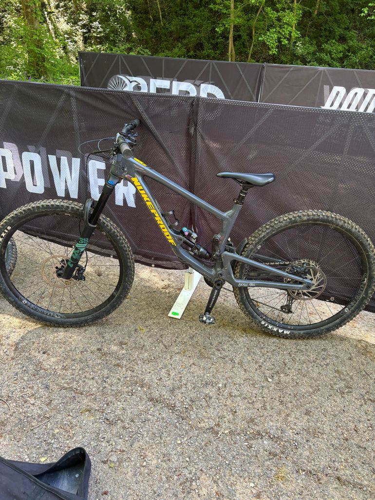 Used Nukeproof Giga 290 Carbon Comp 2022 Frameset 2022 Mountainbike, Light Gray, 29 — image 2 of 4