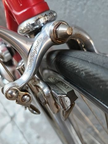 Used Daccordi Daccordi Custom Campagnolo Record 1990 Road & Gravel, Rosso — image 4 of 6