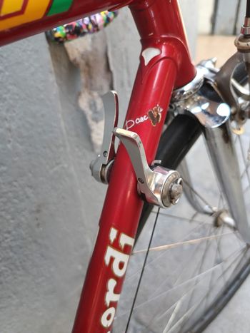 Used Daccordi Daccordi Custom Campagnolo Record 1990 Road & Gravel, Rosso — image 3 of 6
