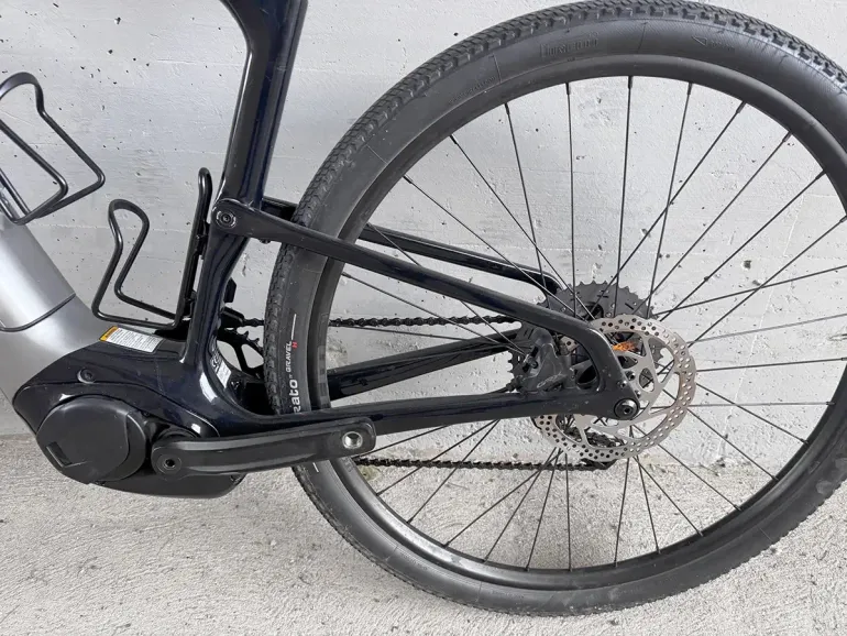 Used Cannondale Topstone Neo Carbon Lefty 3 2022 2022 Road & Gravel, Light Gray — image 7 of 10