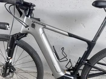 Used Cannondale Topstone Neo Carbon Lefty 3 2022 2022 Road & Gravel, Light Gray — image 10 of 10