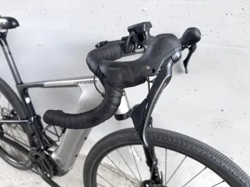 Used Cannondale Topstone Neo Carbon Lefty 3 2022 2022 Road & Gravel, Light Gray — image 5 of 10