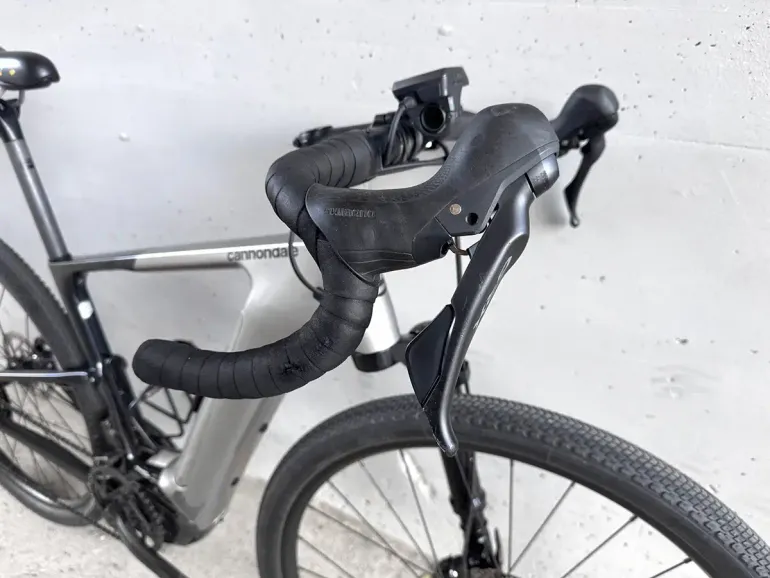 Used Cannondale Topstone Neo Carbon Lefty 3 2022 2022 Road & Gravel, Light Gray — image 5 of 10