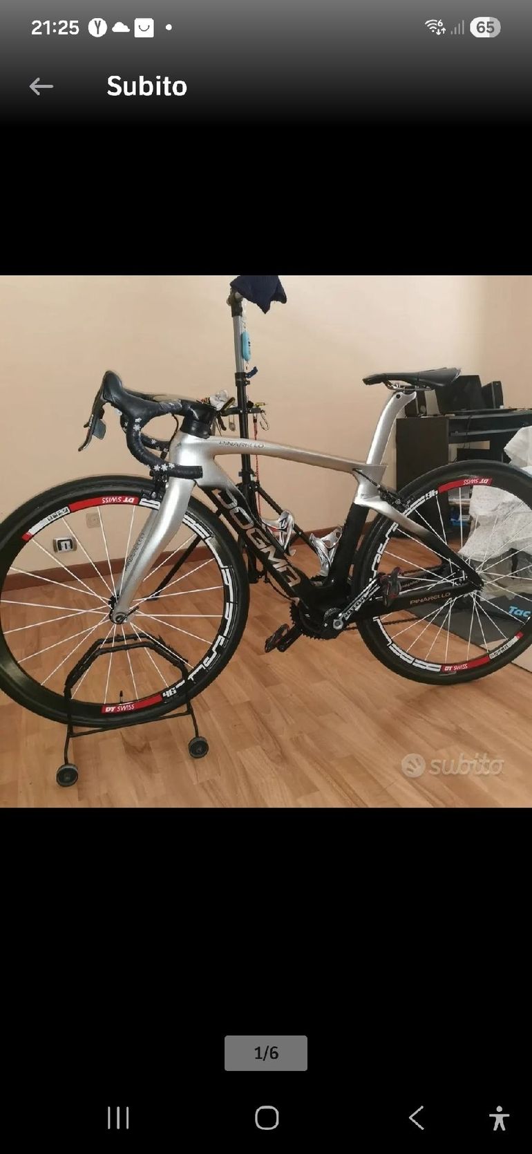 Used Pinarello Dogma F Rim Brake Frameset 2021 2021 Road & Gravel — image 3 of 4
