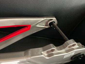 Used Nukeproof Nukeproof Custom Frameset 2016 Mountainbike, Light Gray — image 4 of 8