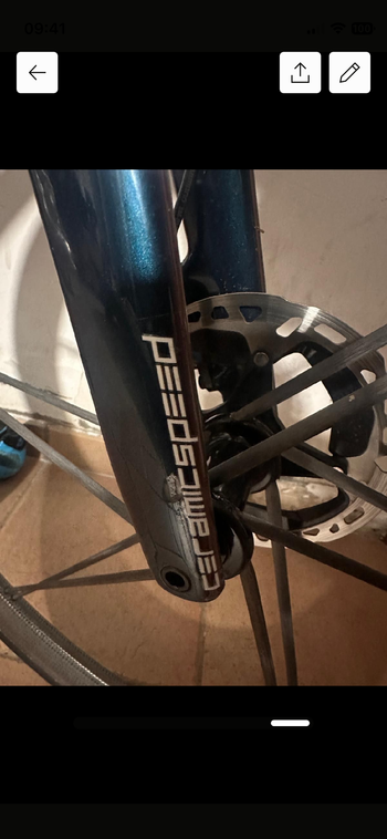 Used Specialized Tarmac Frameset 2025 Road & Gravel, Blue — image 4 of 6