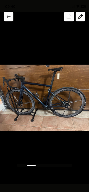 Used Specialized Tarmac Frameset 2025 Road & Gravel, Blue — image 2 of 6