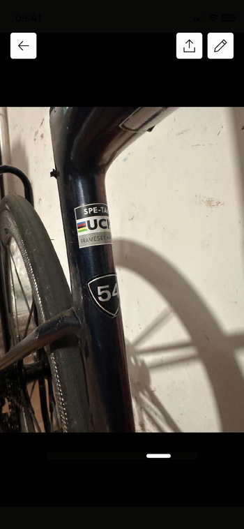 Used Specialized Tarmac Frameset 2025 Road & Gravel, Blue — image 5 of 6