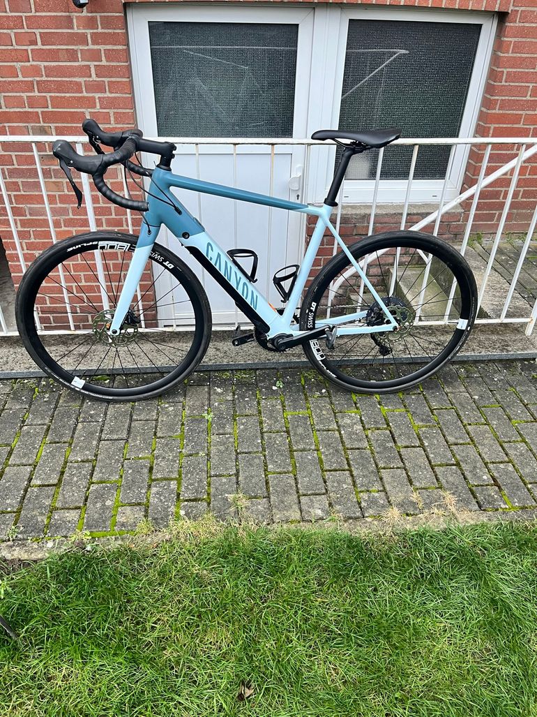 Used Canyon Endurace:ON 7 2022 2022 Road & Gravel, Blue — image 2 of 8